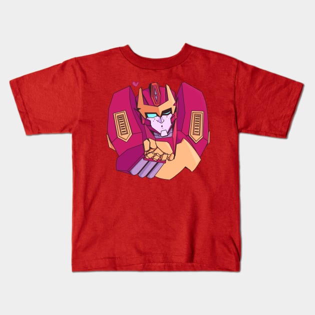 smooch Kids T-Shirt by inkpocket